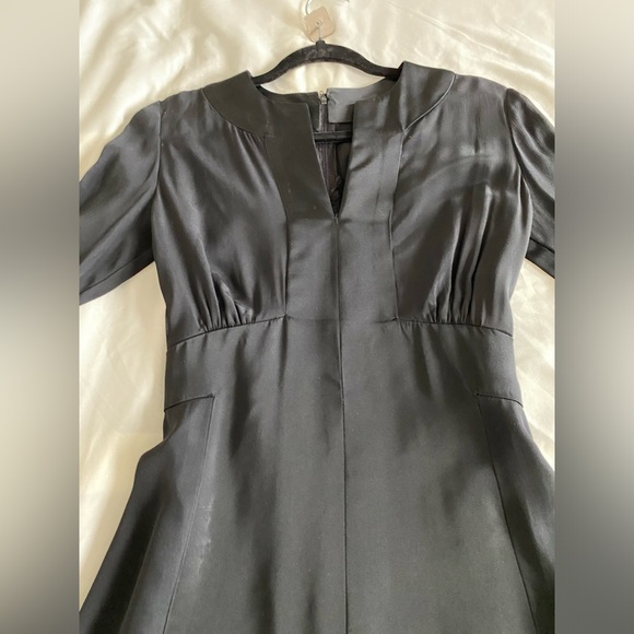 Vintage Black 1940s Formal swing Dress. Size S. - Picture 6 of 16